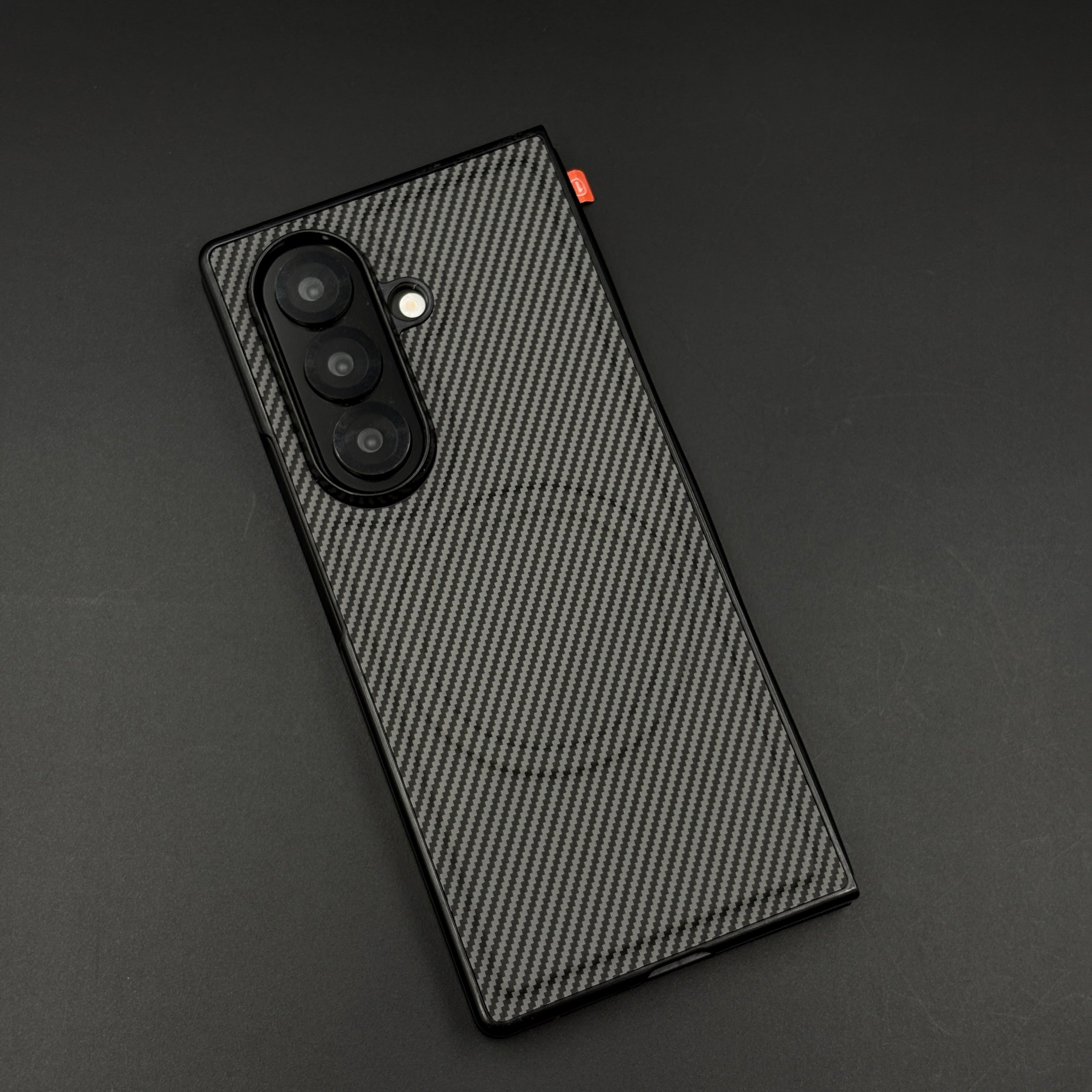 Carbon Texture MagSafe Case for Samsung Galaxy Z Fold 6 | Front Screen Protector | Slim & Durable