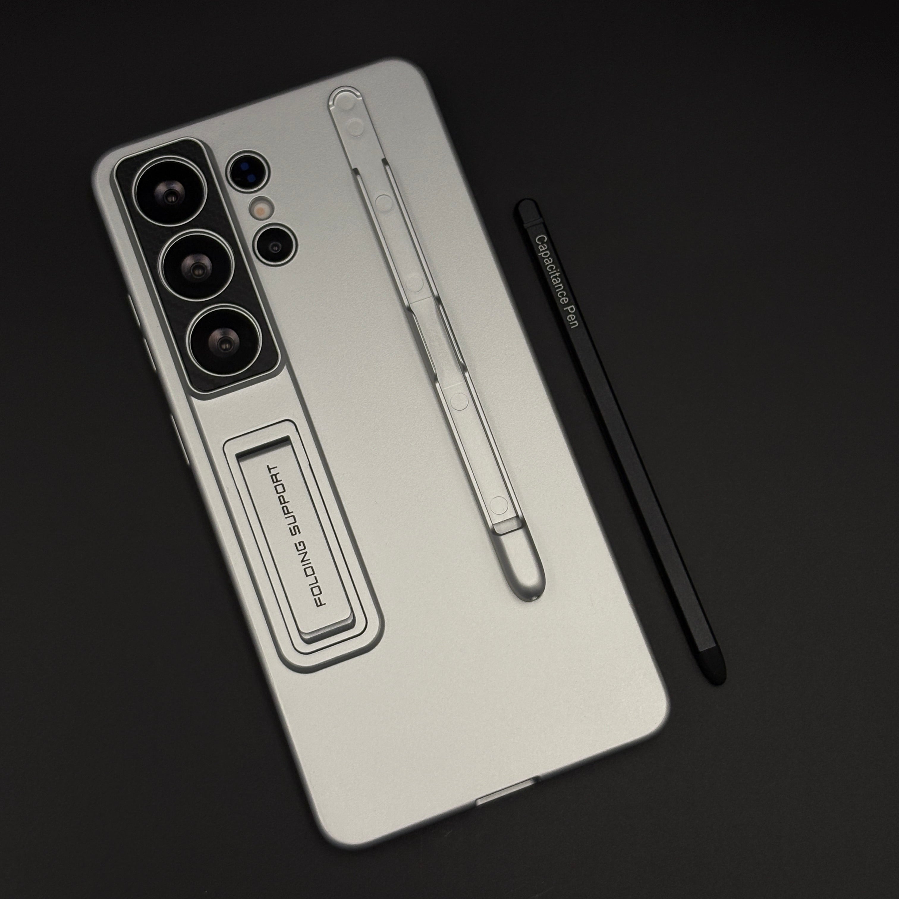 Matte Finish S Pen Slot Camera Protection Kickstand Mobile Case Cover with Pen for Samsung Galaxy S26 Ultra