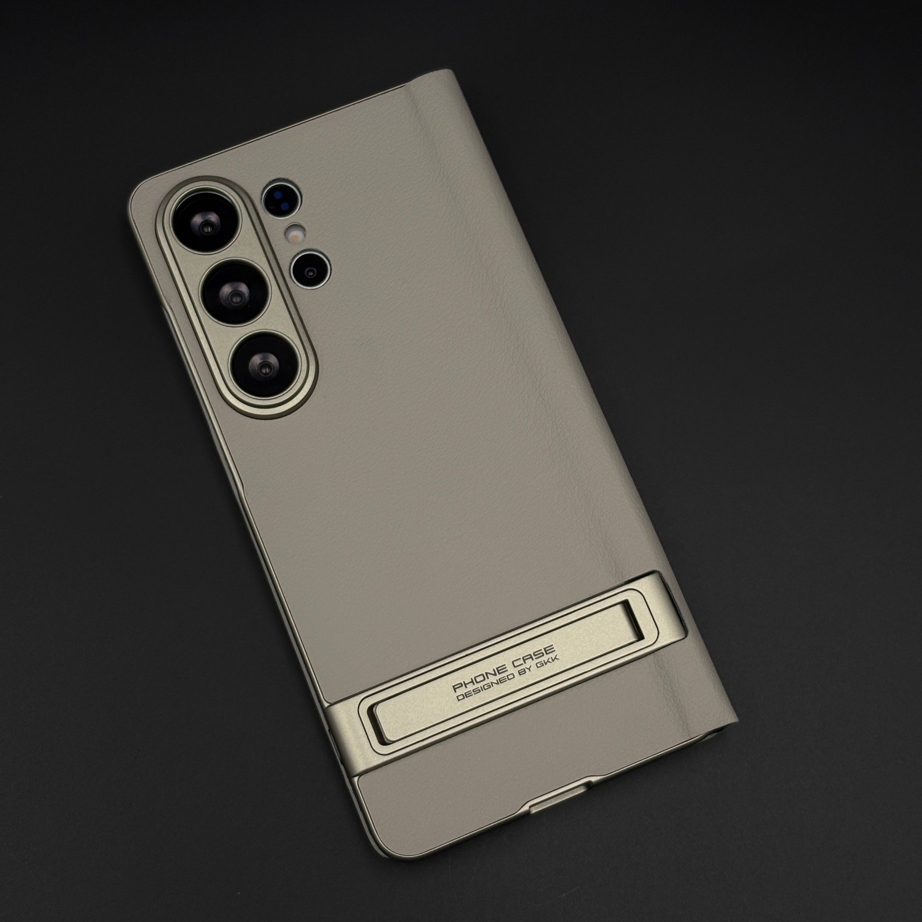 Flip Leather Case with Cardholder Slot & Metal Kickstand for Samsung Galaxy S26 Ultra