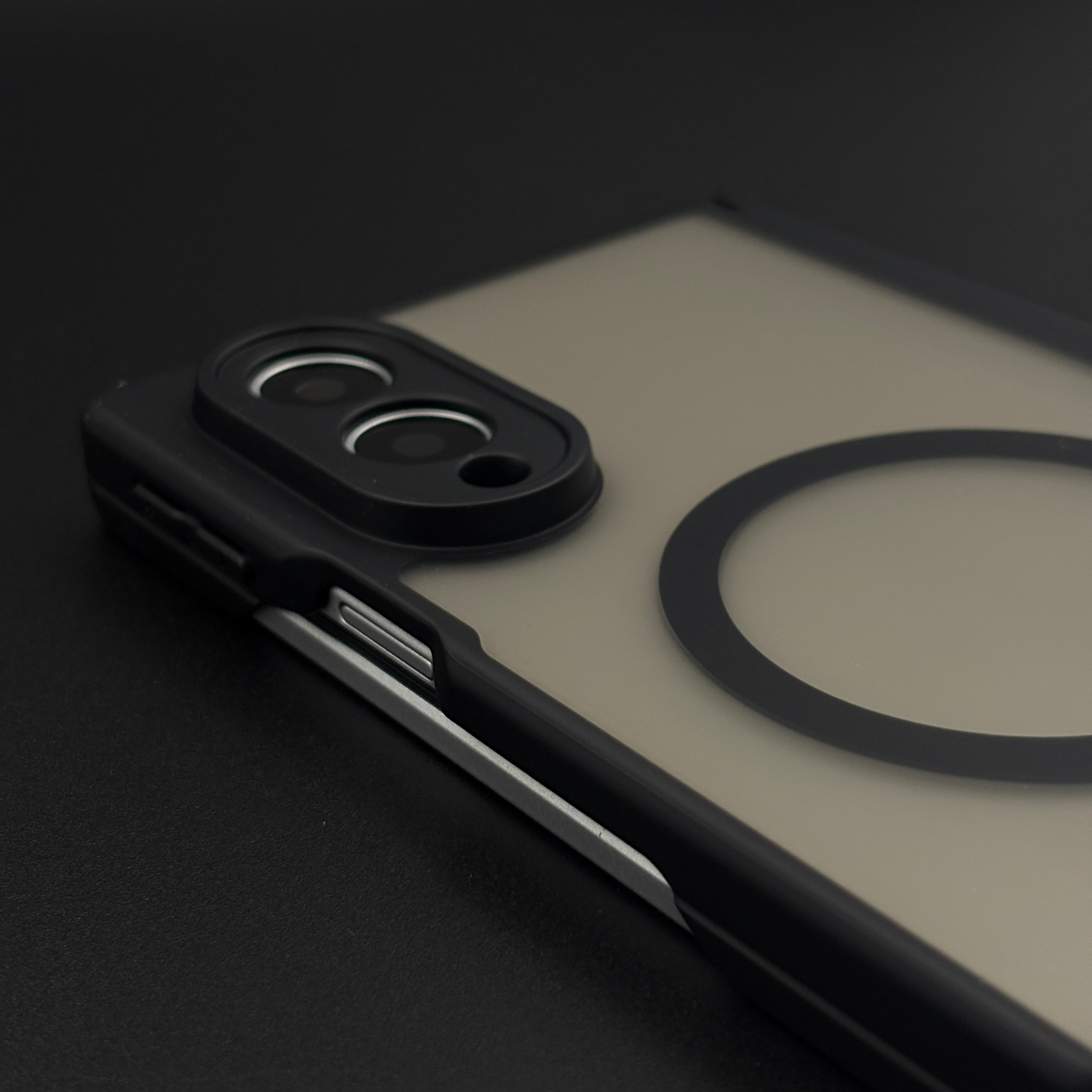 Matte MagSafe Hinge Protection Case for Samsung Galaxy Z Fold 8 with Raised Camera Guard