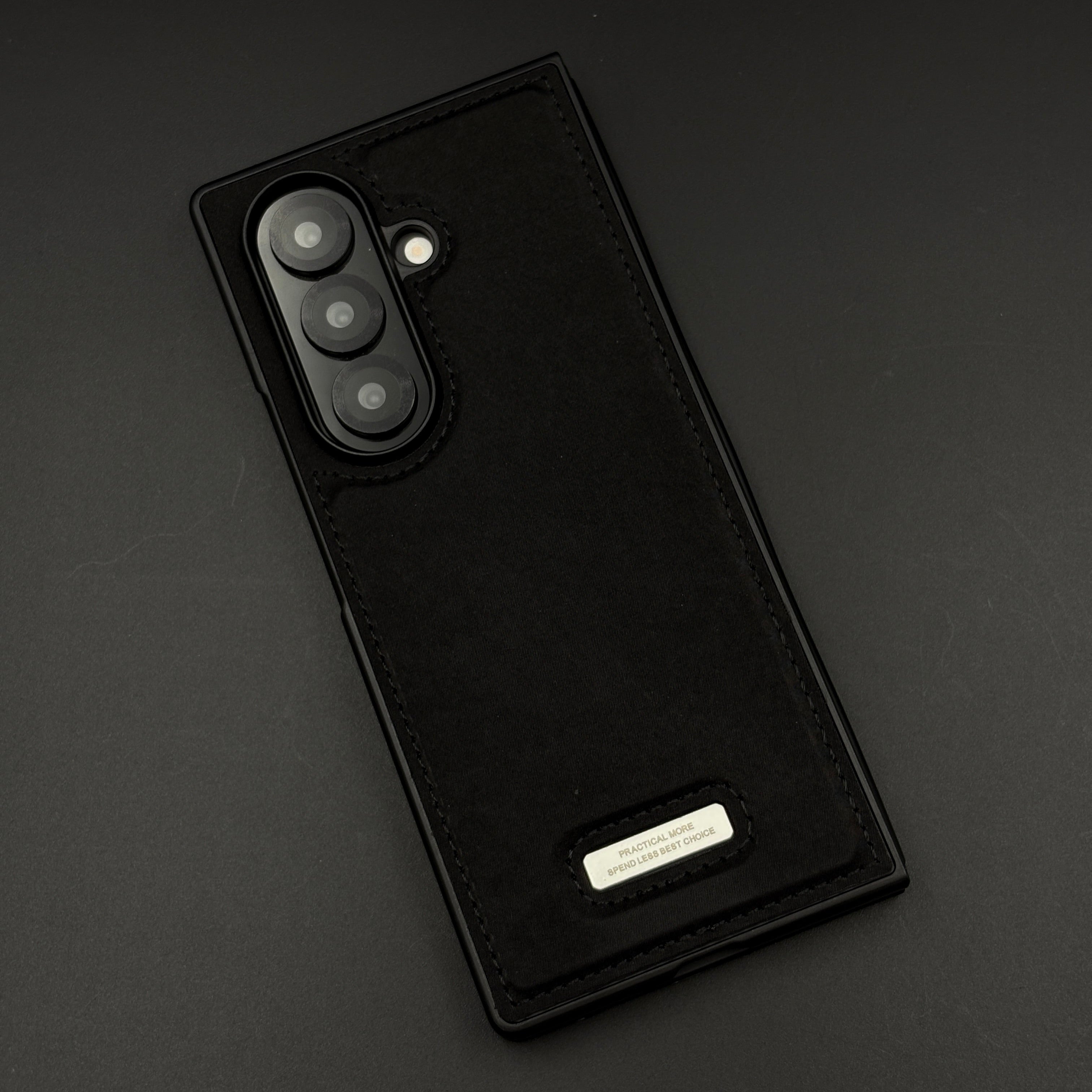 Stitch Leather Case Hidden MagSafe for Samsung Galaxy Z Fold 5