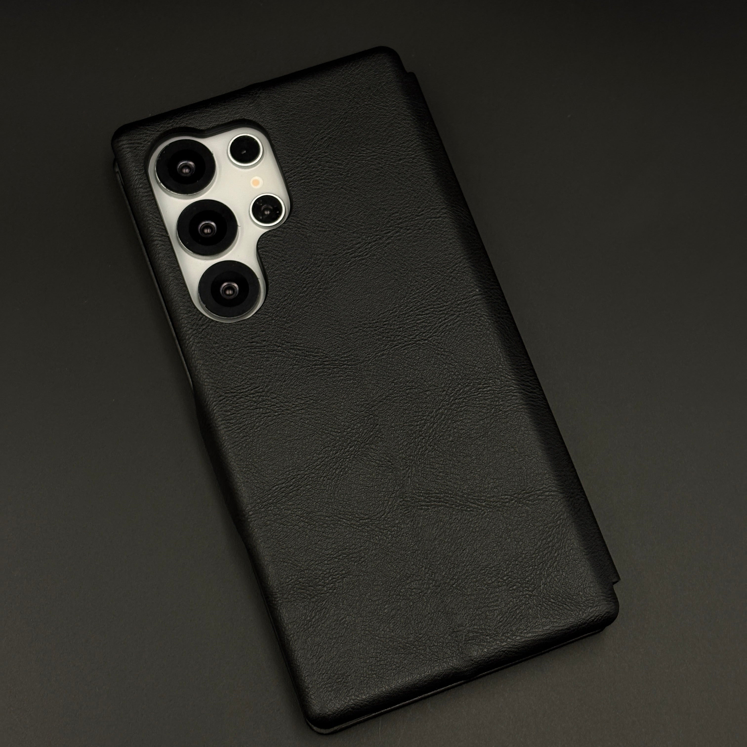 Flip Leather Case with Cardholder & Kickstand for Samsung Galaxy S25 Ultra