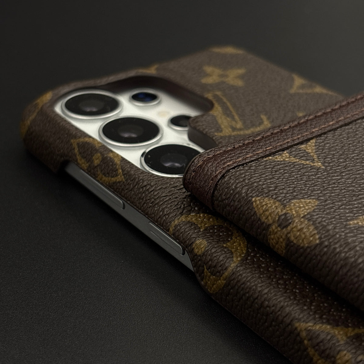 Luxury Fashion Brand Brown Cardholder Wallet Case for Samsung Galaxy S26 Ultra