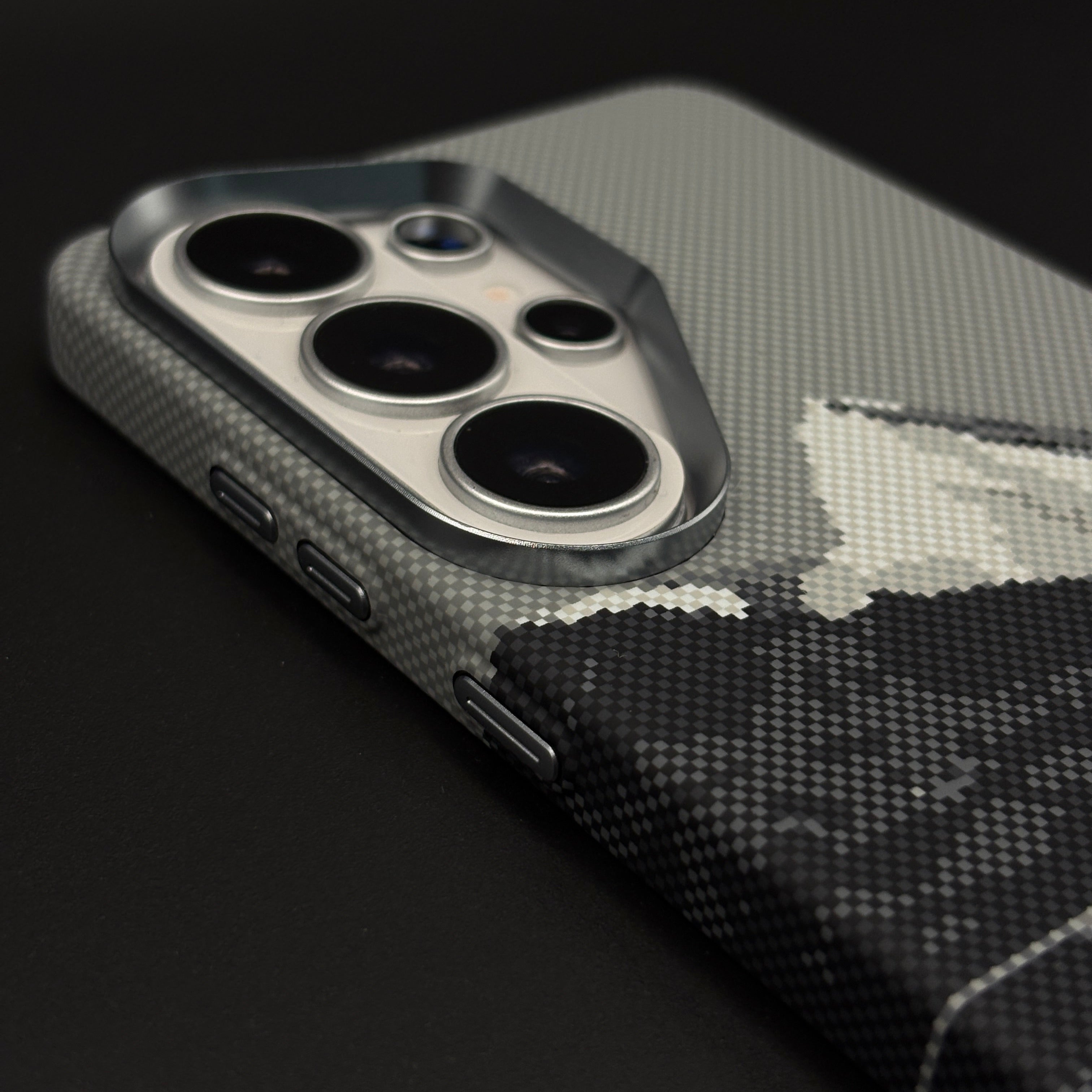 Snowpeak Mountain Carbon Fibre Hidden MagSafe Mobile Case Cover for Samsung Galaxy S26 Ultra