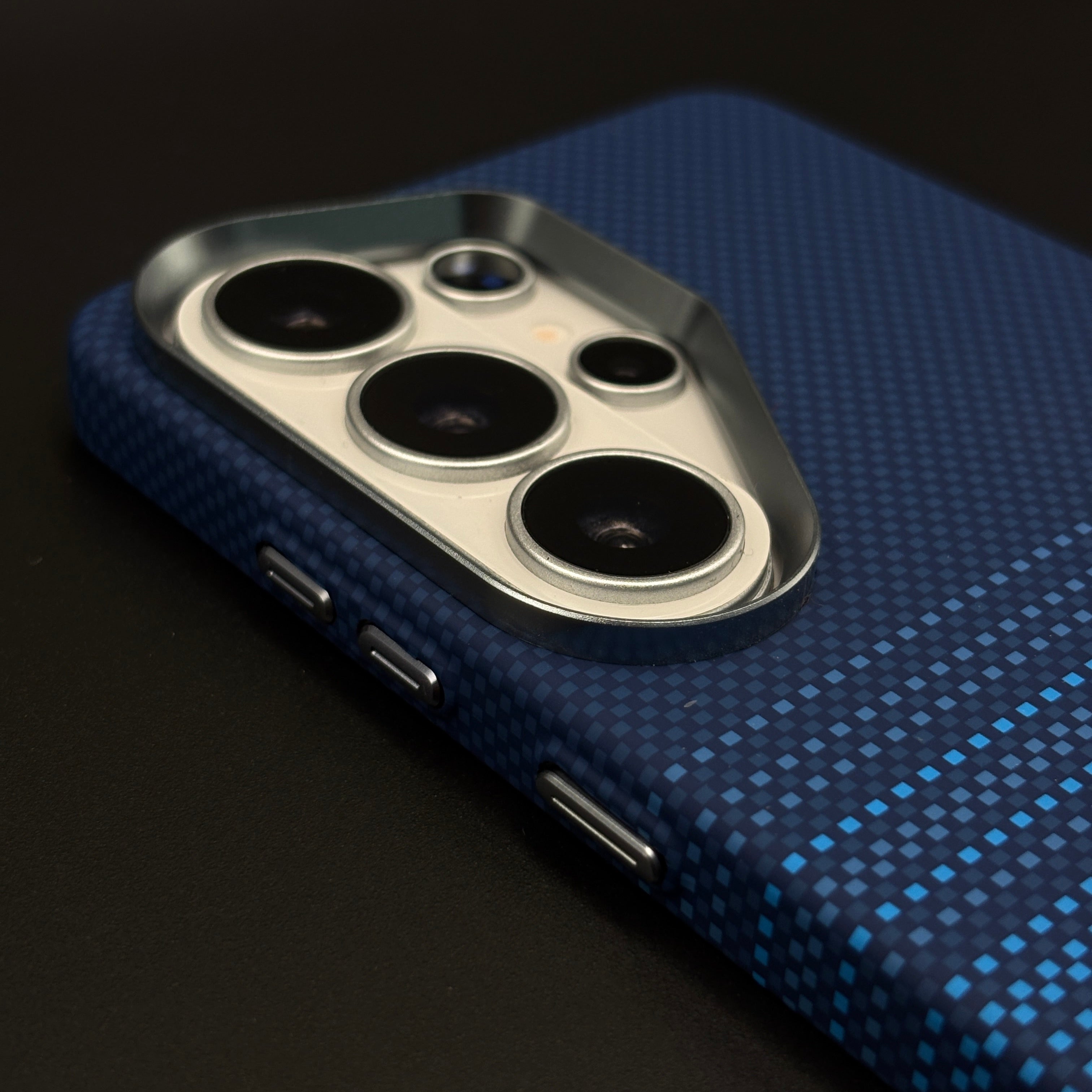 Ocean Stripe Carbon Fibre Hidden MagSafe Mobile Case Cover for Samsung Galaxy S26 Ultra