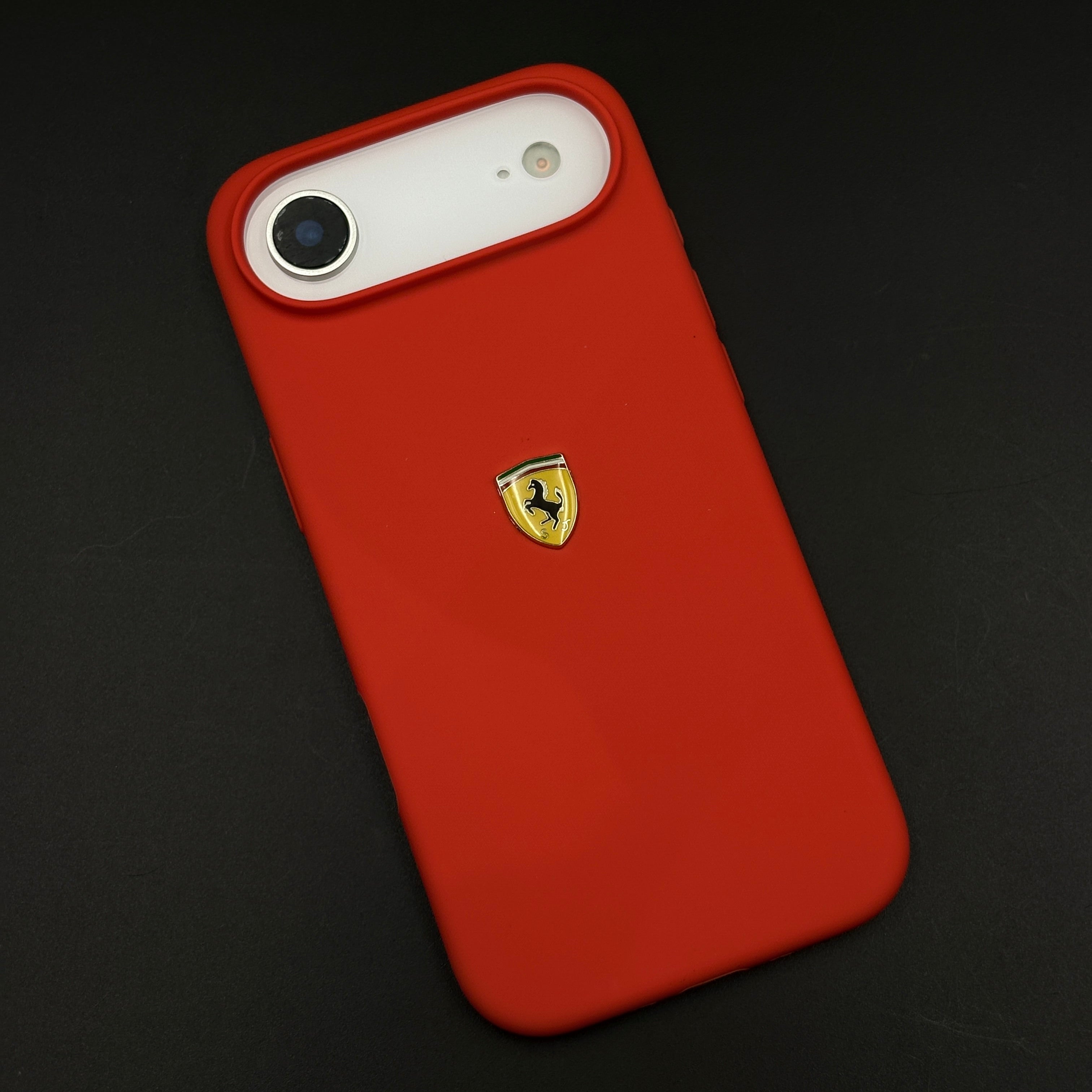 FR Edition Smooth Silk Feel Silicone Phone Case Cover for iPhone 17 Air | Sporty Luxury Finish