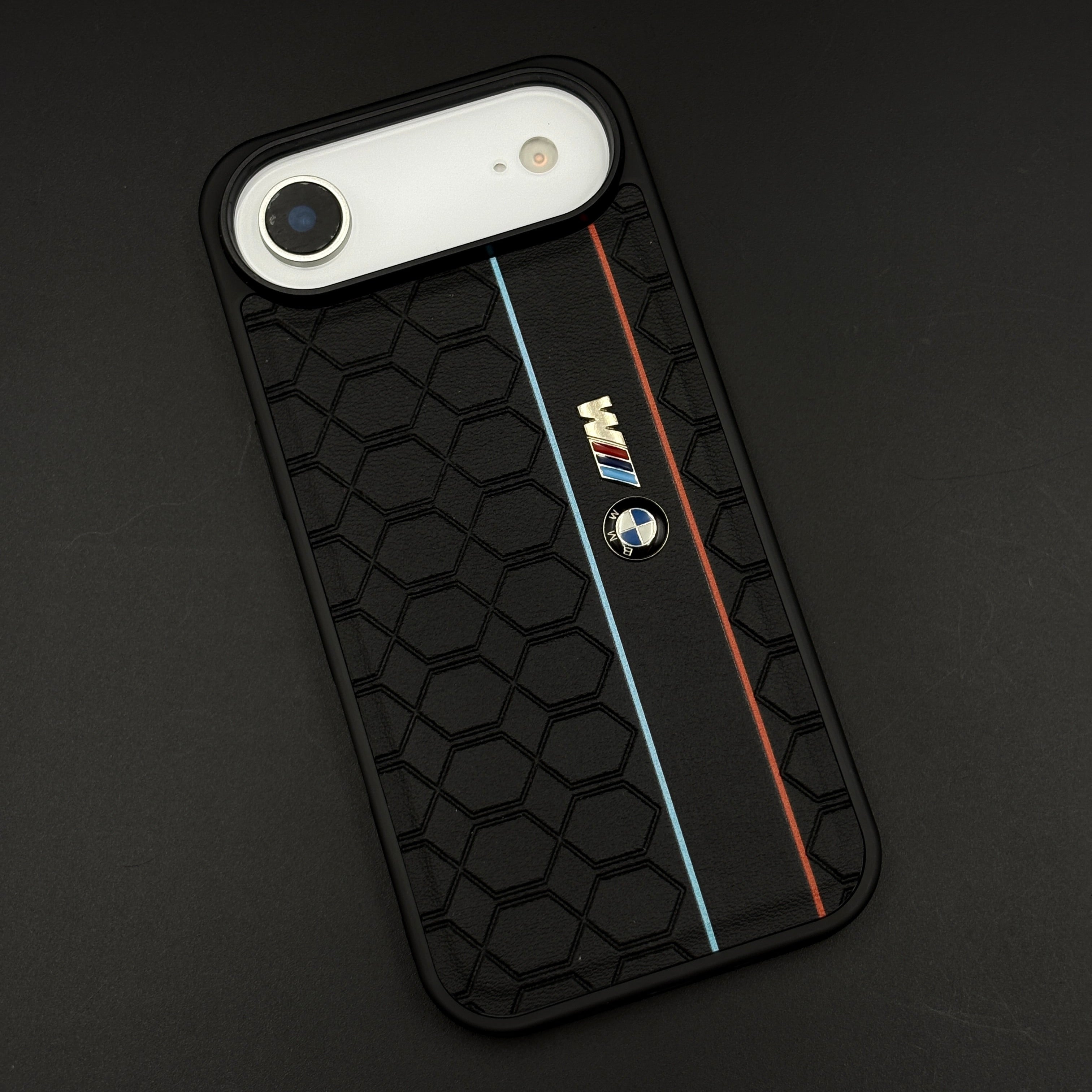 Performance M Sport Honeycomb Phone Case Cover for iPhone 17 Air | Racing Stripe Edition