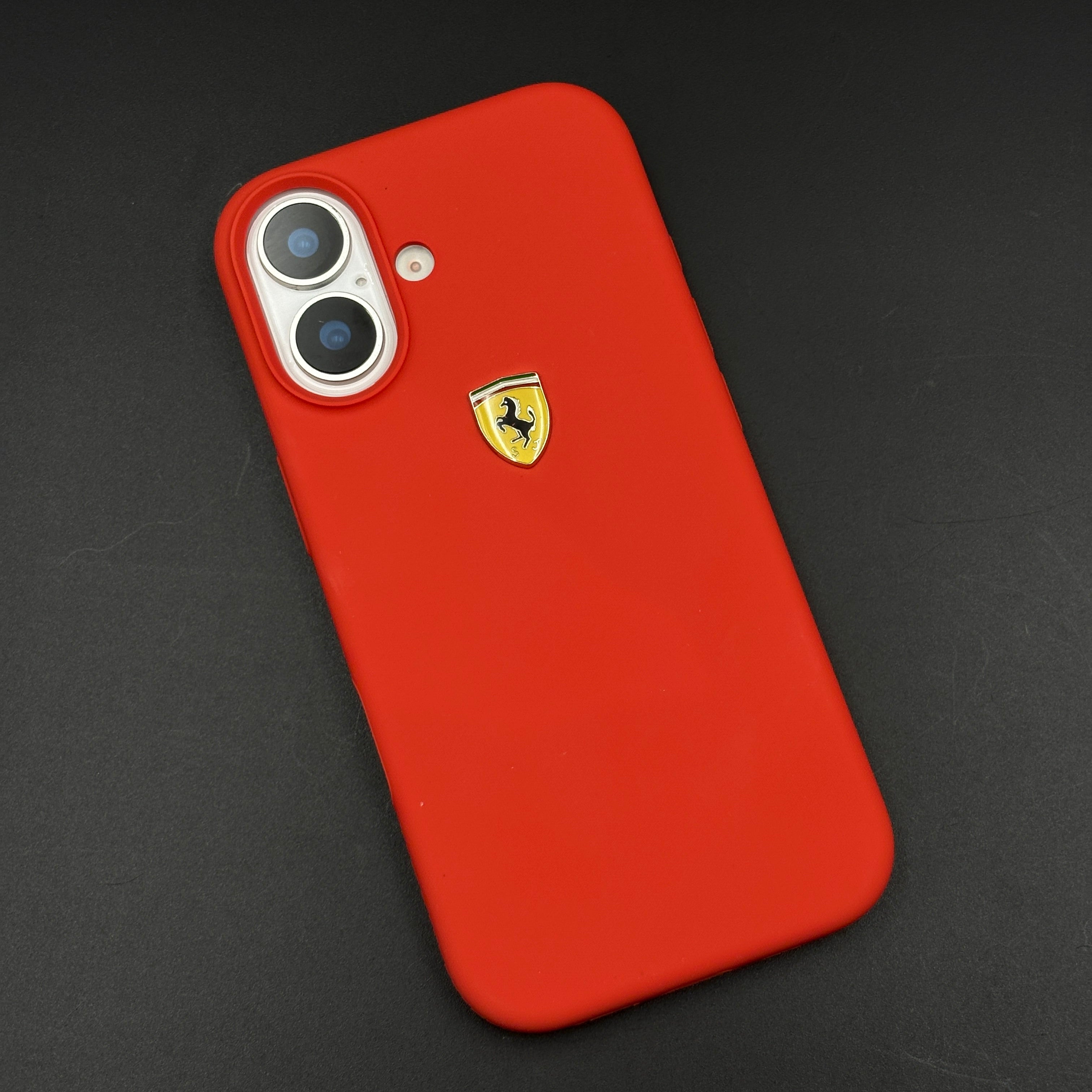 FR Edition Smooth Silk Feel Silicone Phone Case Cover for iPhone 17 | Sporty Luxury Finish