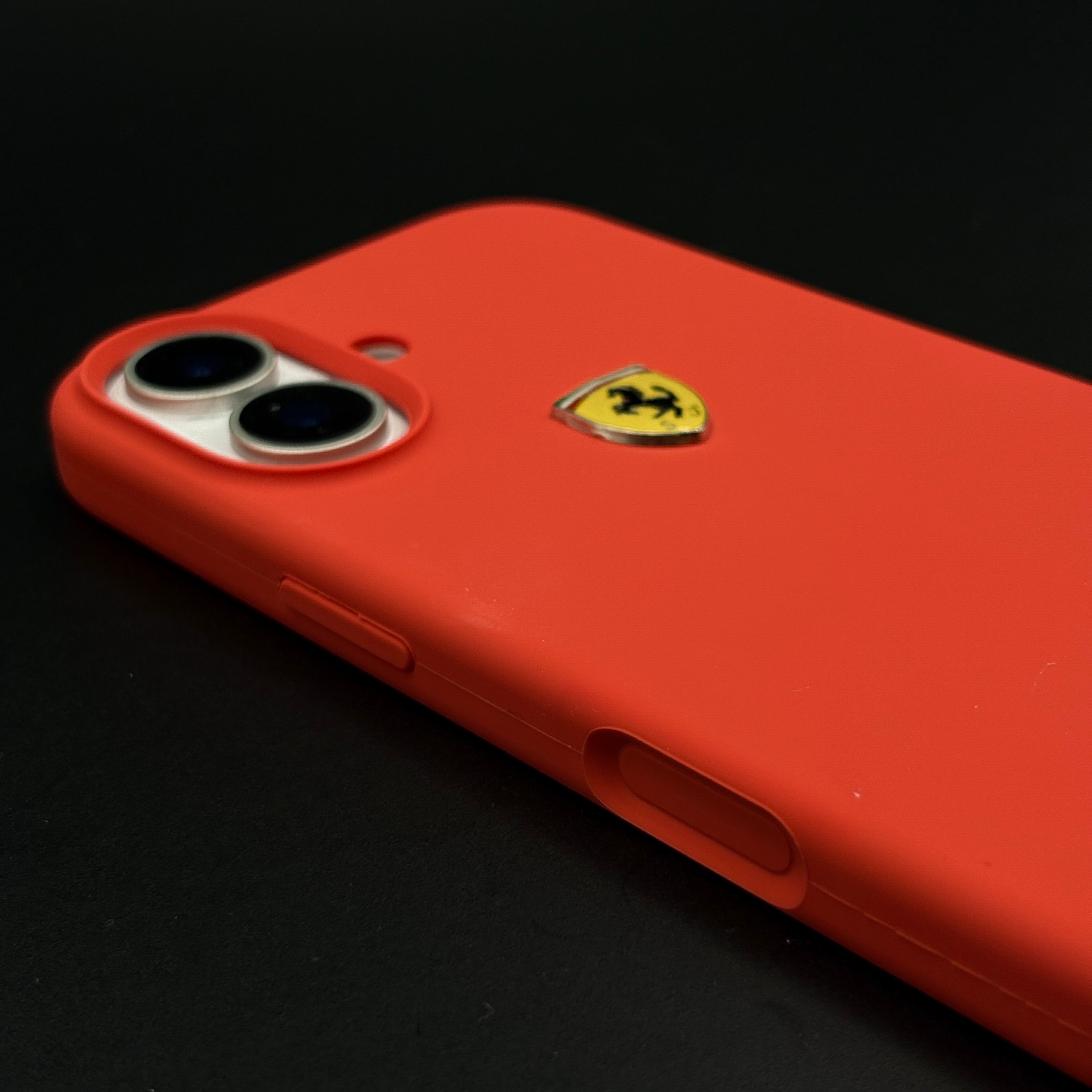 FR Edition Smooth Silk Feel Silicone Phone Case Cover for iPhone 17 | Sporty Luxury Finish