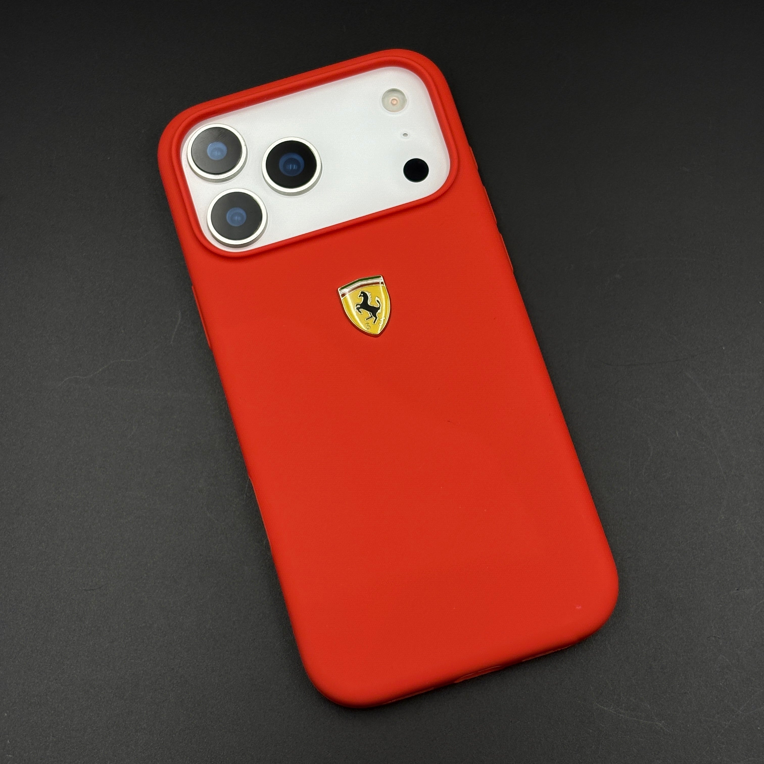 FR Edition Smooth Silk Feel Silicone Phone Case Cover for iPhone 17 Series | Sporty Luxury Finish