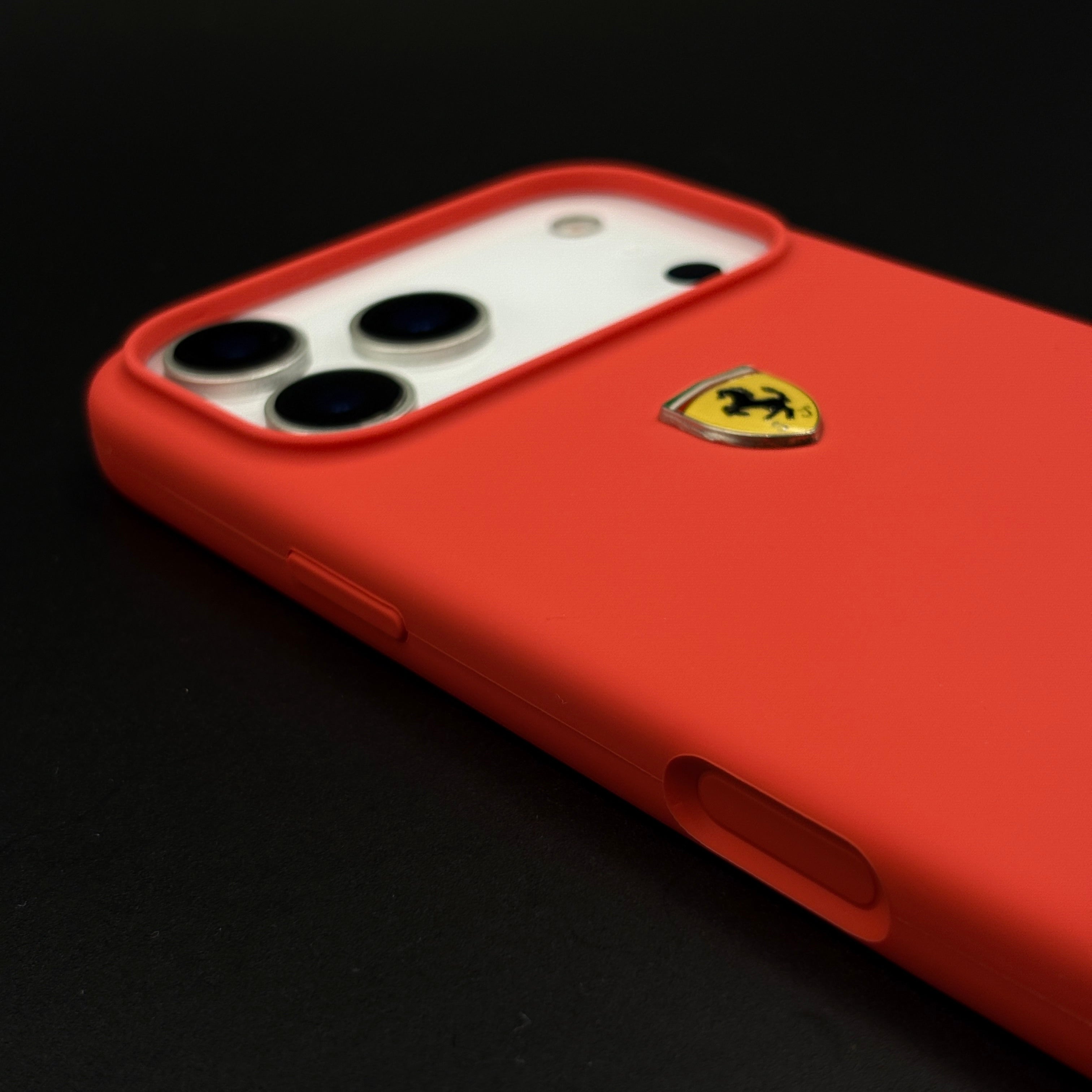 FR Edition Smooth Silk Feel Silicone Phone Case Cover for iPhone 17 Series | Sporty Luxury Finish