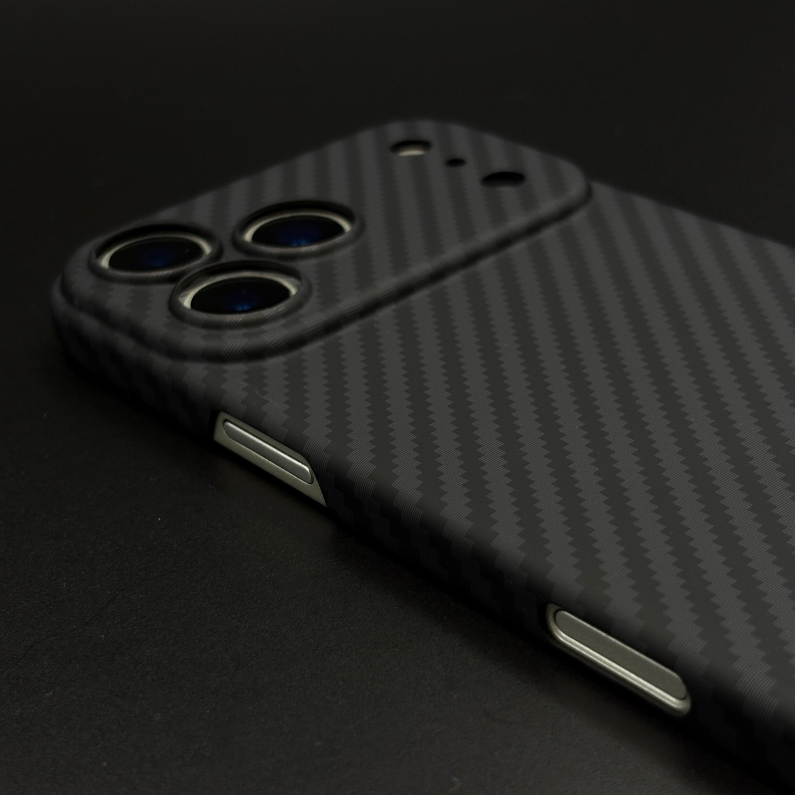 Ultra Slim Carbon Fibre MagSafe Phone Case Cover for iPhone 17 Series | Lens Protector Edition