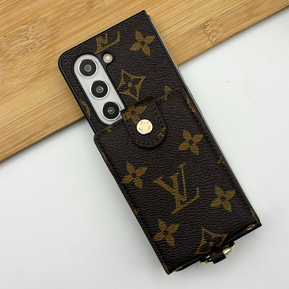 Samsung Galaxy Z Fold Luxury Brand PU leather Wallet Case Cover