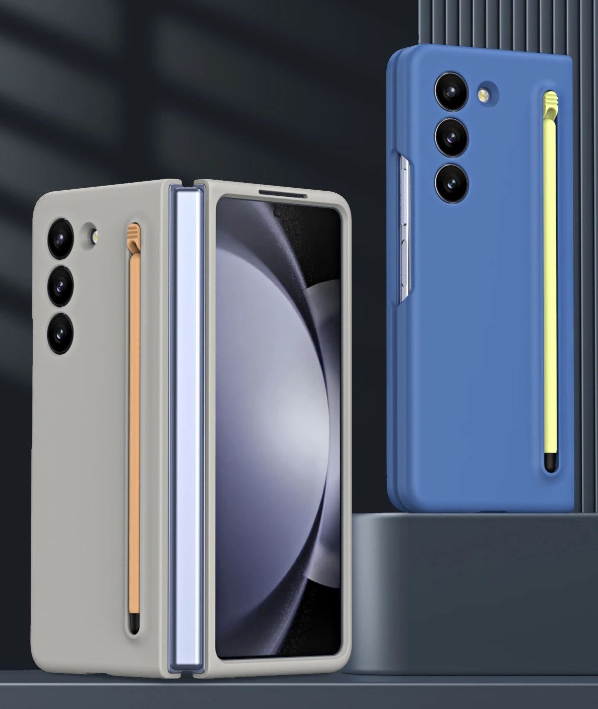 Ultra Slim Case with Pen for Samsung Galaxy Z Fold 6 | Soft Matte Finish | Built-In Pen Slot