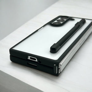 Samsung Galaxy Z Fold 6 Clear Transparent Case With S-Pen Holder