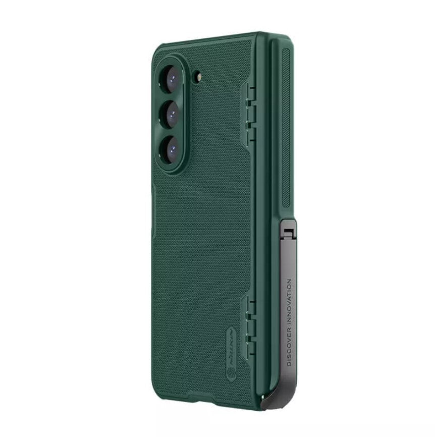 Samsung Galaxy Z Fold 5 Nillkin Frost Shield With Stand Case Cover Green Clearance Sale