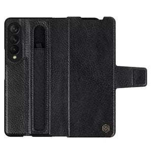 Samsung Galaxy Z Fold 3 Nillkin Aoge Leather Flip Case Cover Clearance Sale