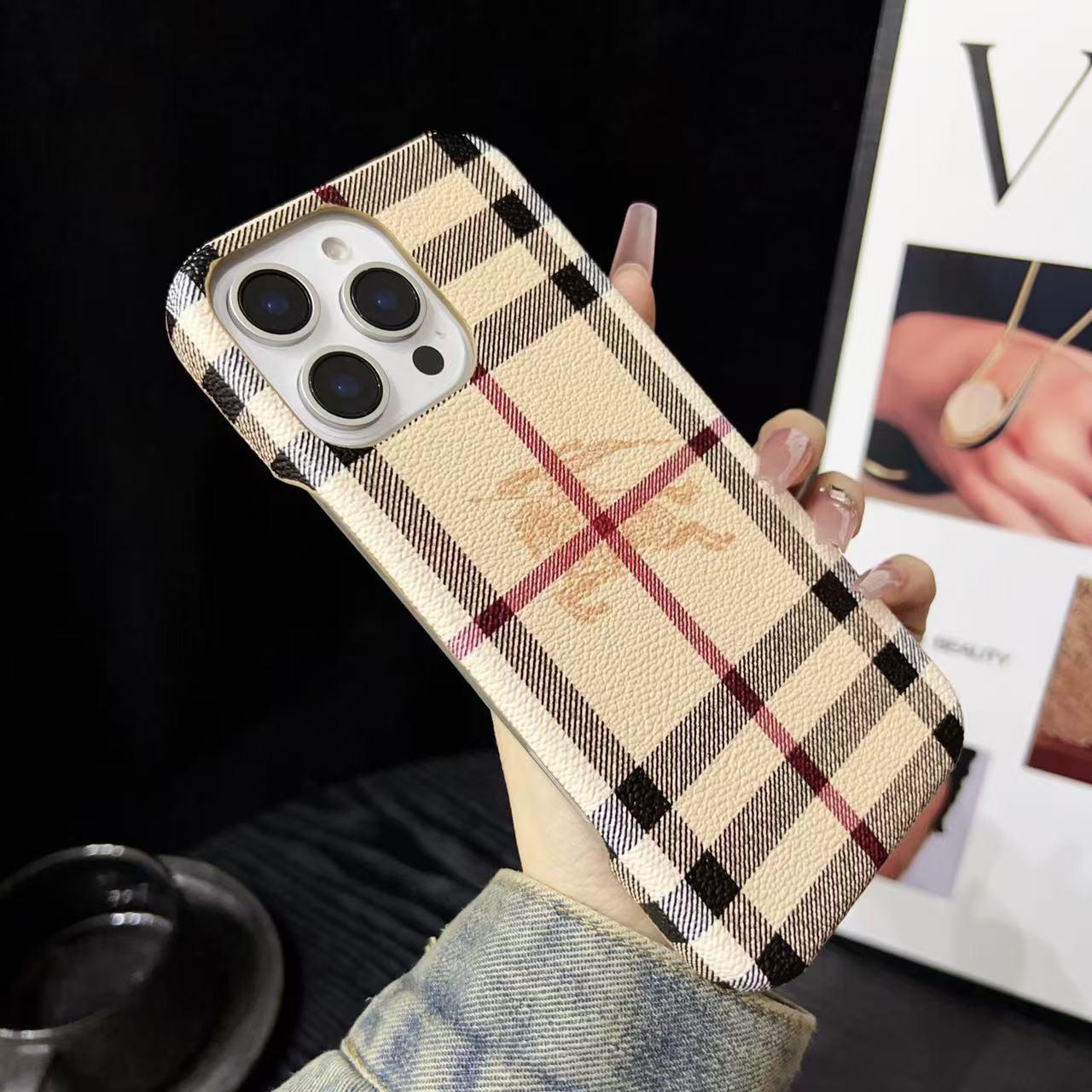 BBRY Fashion PU Leather Case for iPhone | Luxury Designer Protective Cover