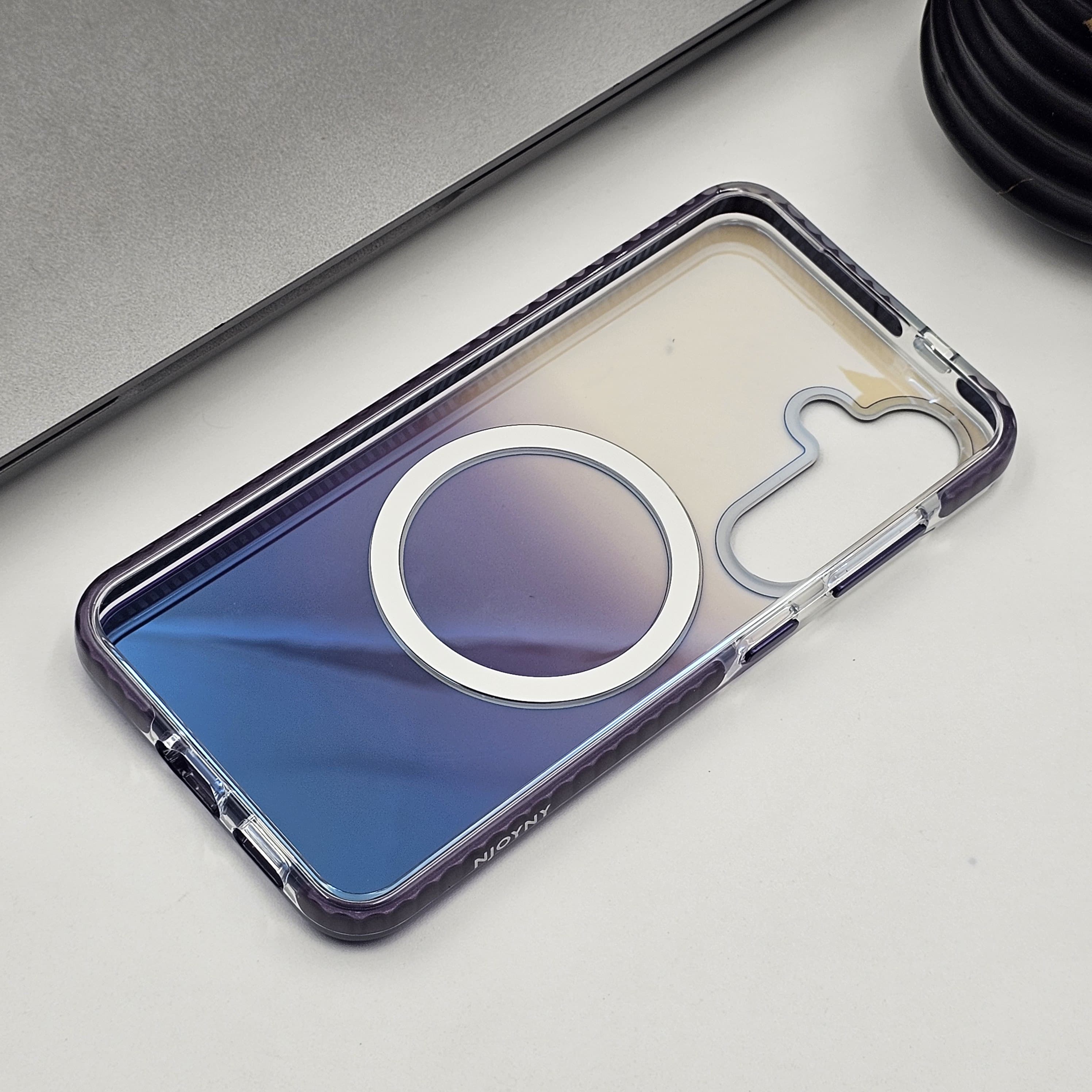 Dual Tone Matte MagSafe Case for Samsung Galaxy S24 | Anti-Yellowing | Sleek Luxury Cover