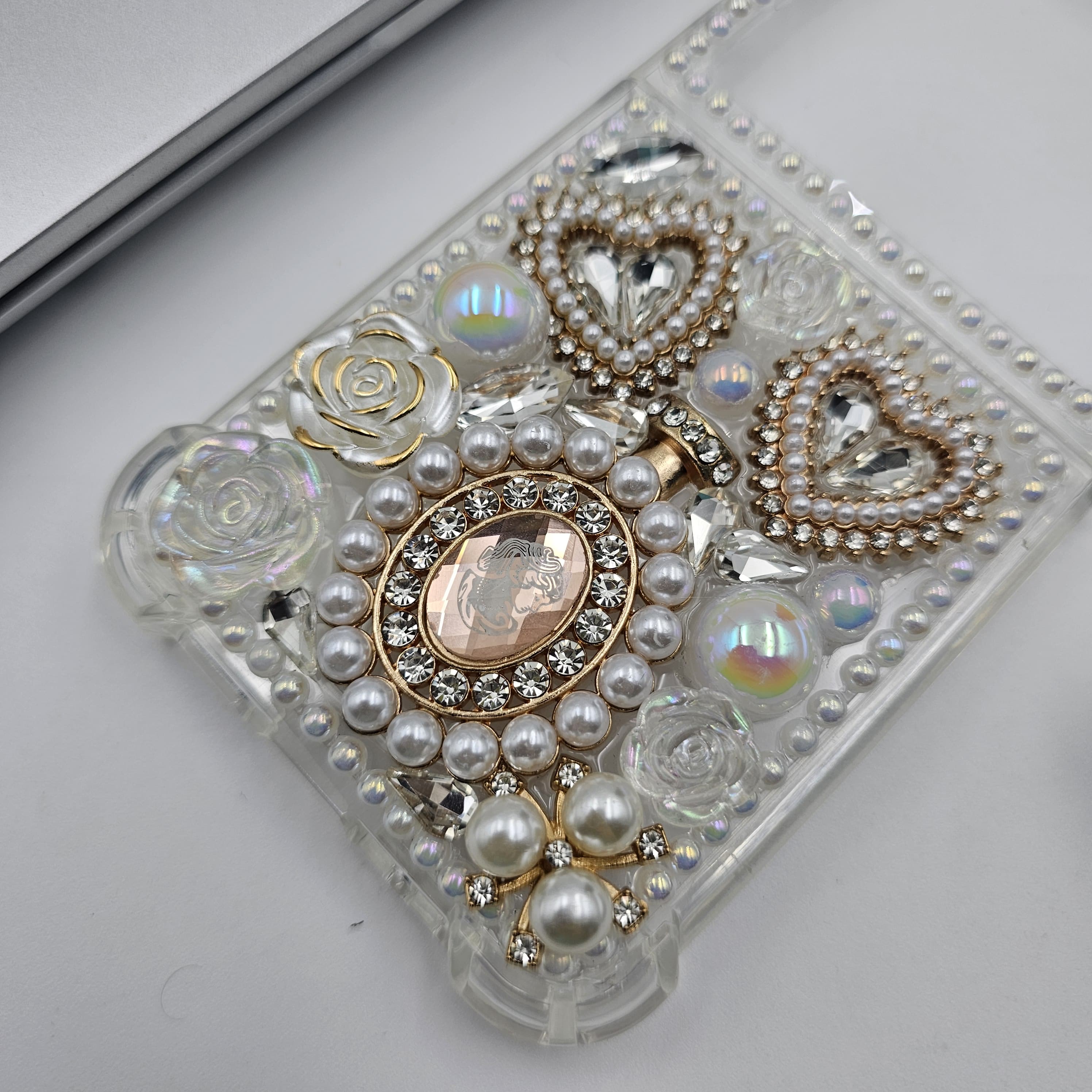 Queen Perfume Bottle Rhinestone Diamond Case For Samsung Galaxy Z Flip 6