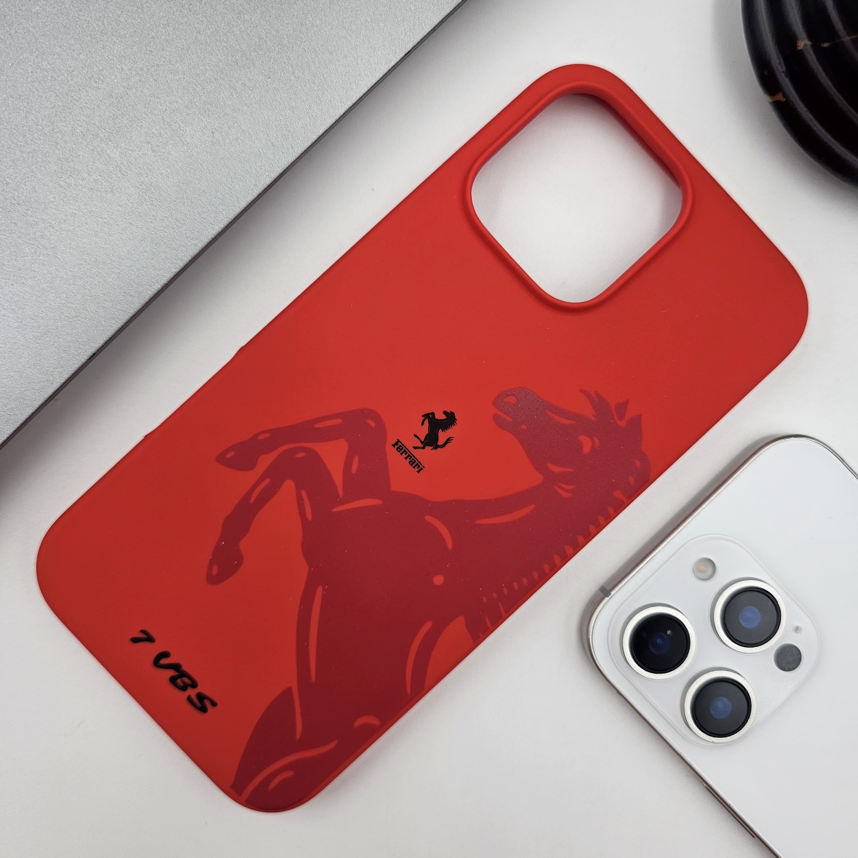iPhone Sport Series FR Horse Premium Liquid Silk Silicone Case