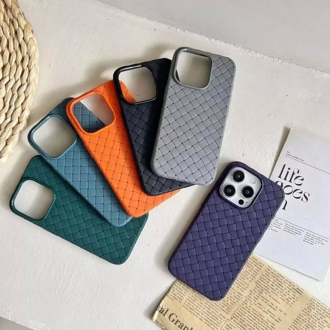 iPhone Luxury Weave Pattern Ultra Thin Light Weight Matte Case