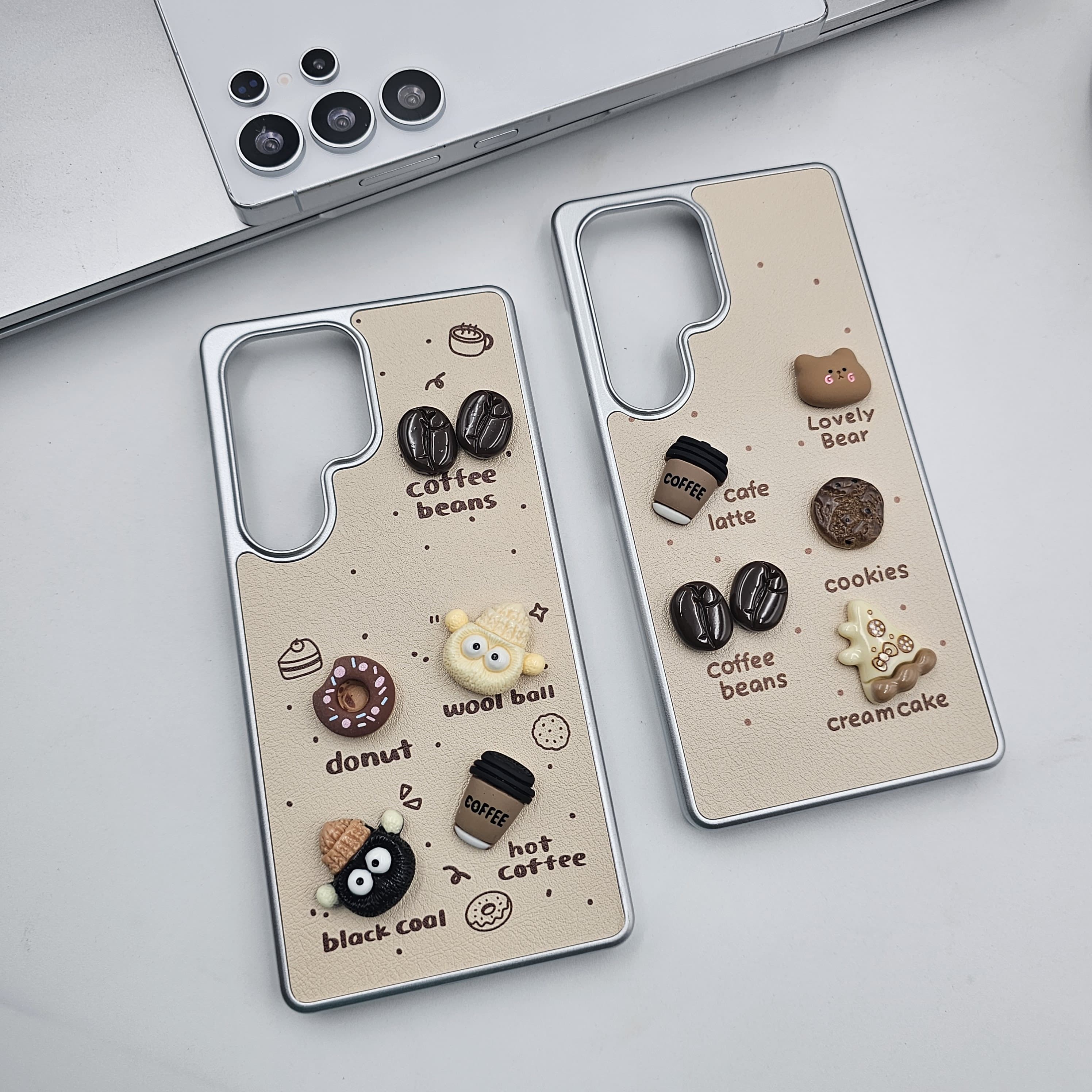 Samsung Galaxy S25 Ultra 3D Coffee Bear Case