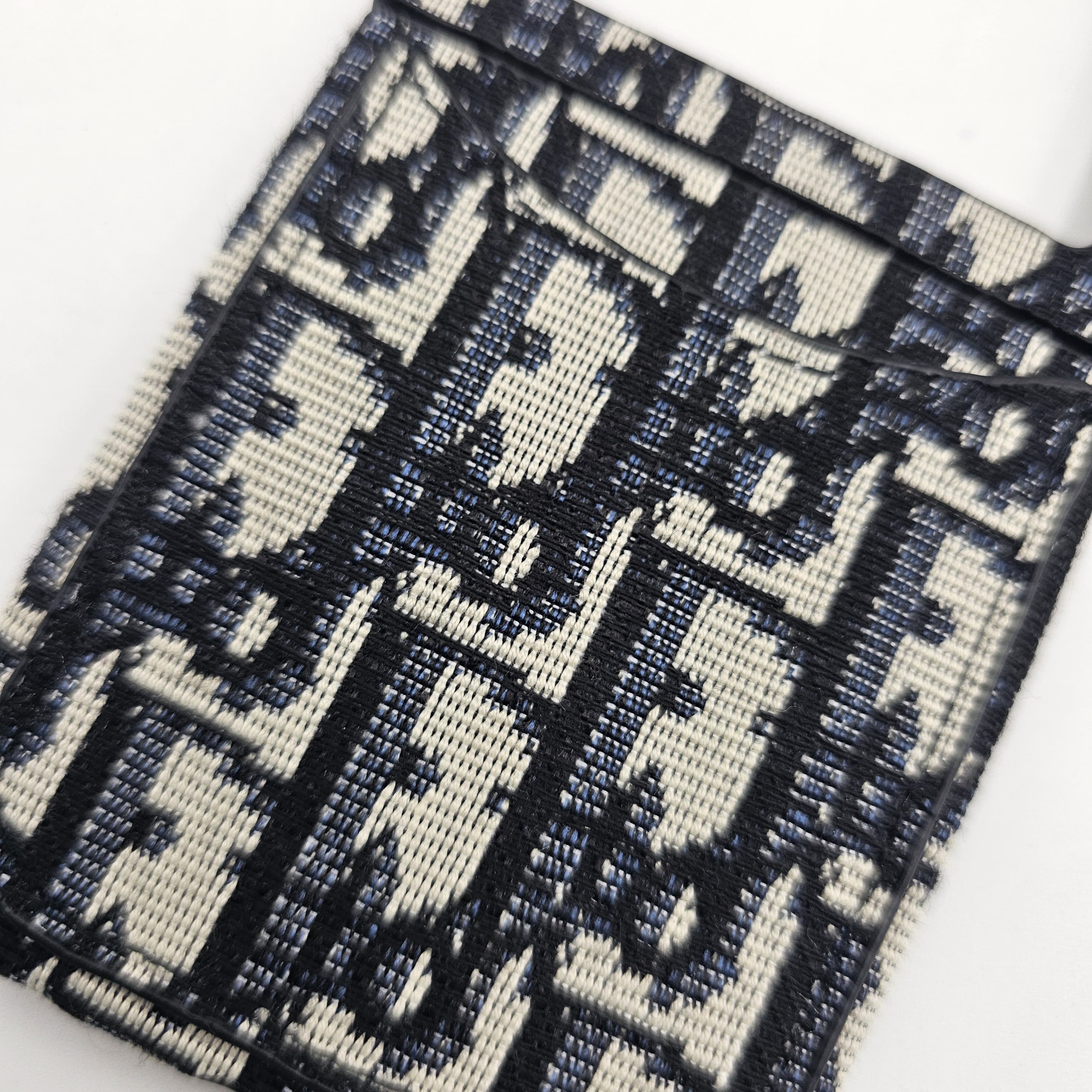 Embroidered Designer Fabric CD Case for Samsung Galaxy Z Flip 6 | Sophisticated Slim Cover