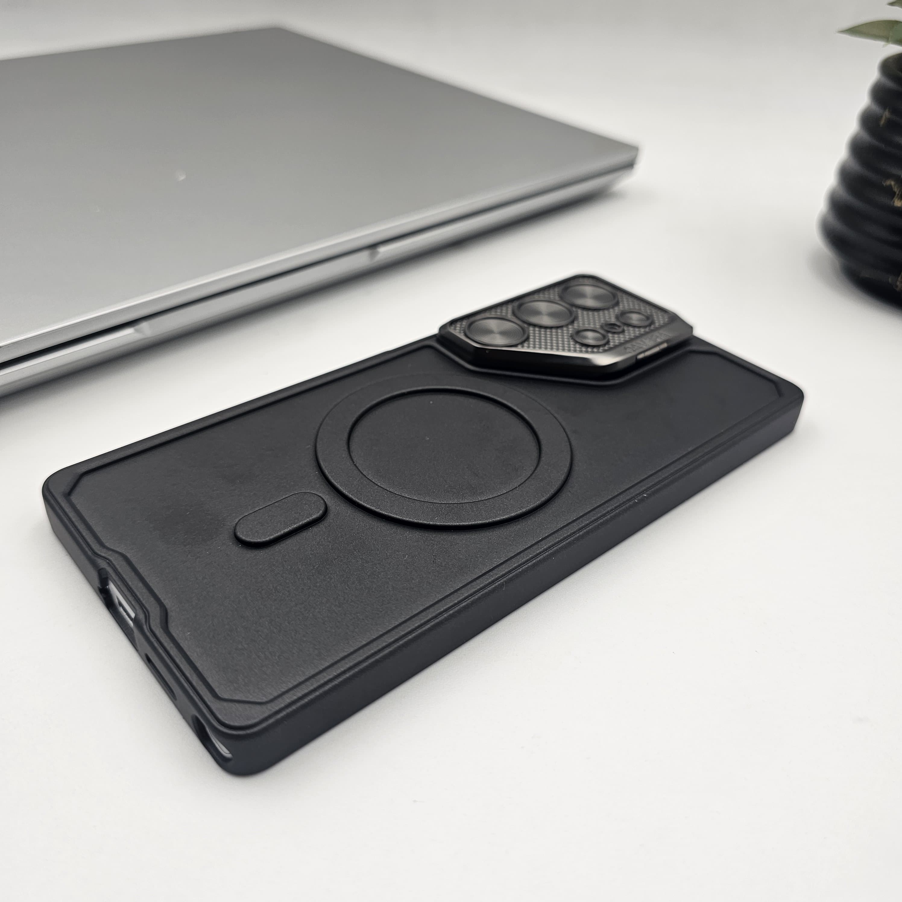 Samsung Galaxy S25 Ultra Metal Camera Kickstand Magnetic Magsafe Case