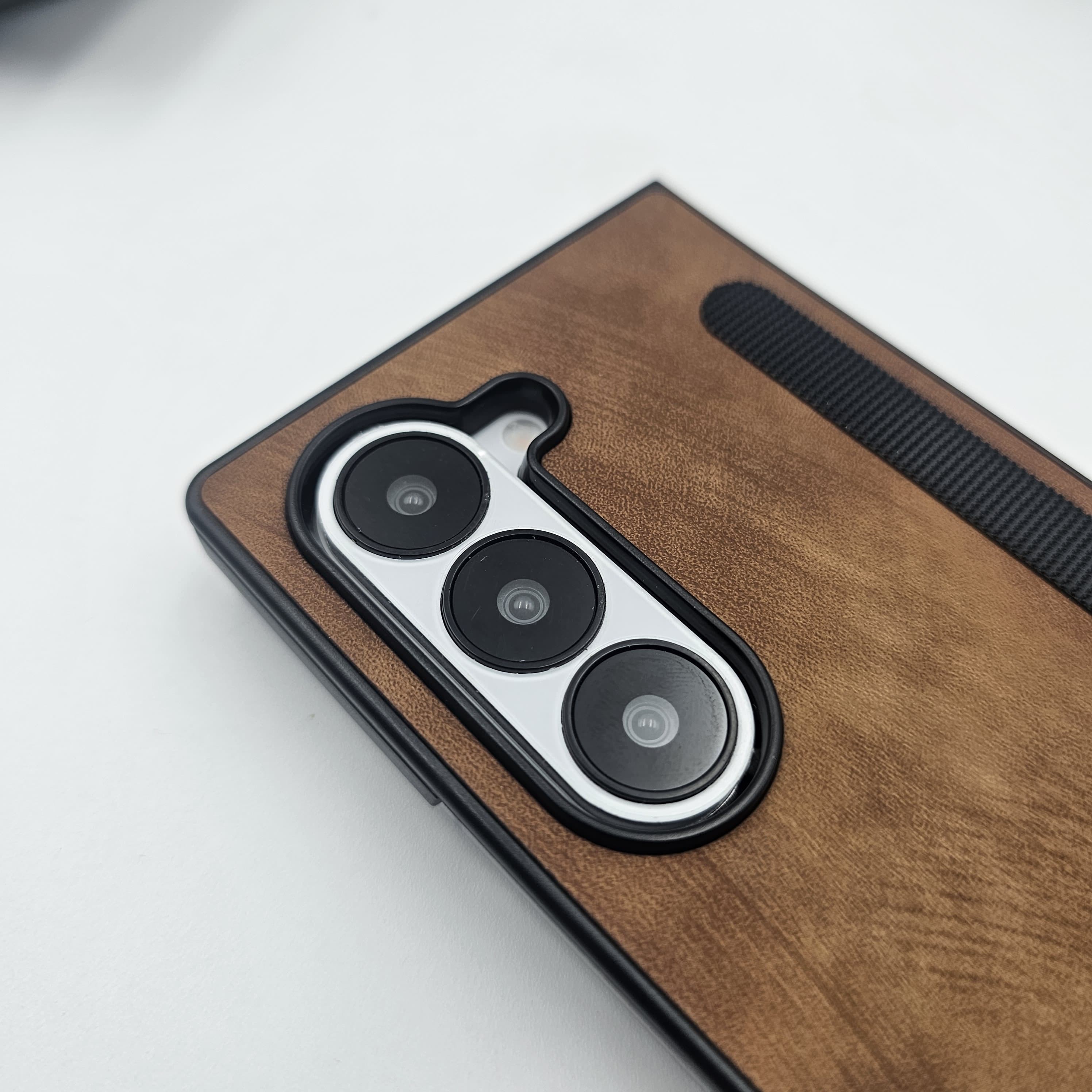 Samsung Galaxy Z Fold 5 Texture Leather Case Minimalistic Design