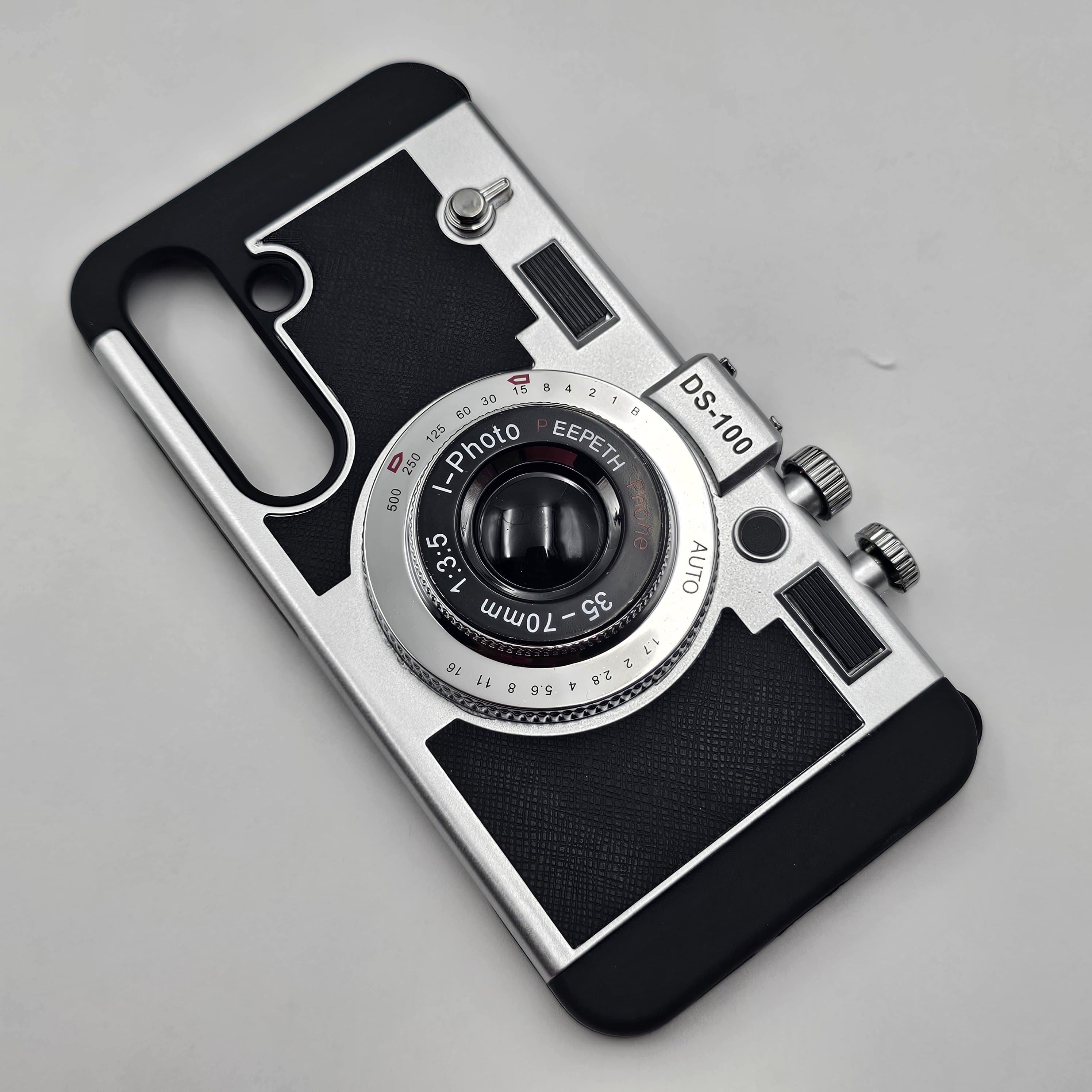 3D Vintage Camera Case for Samsung Galaxy S24 | Retro Designer | Detachable Sling