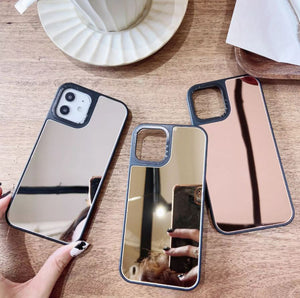 iPhone 15 Series Luxury Reflective Mirror Phone Case