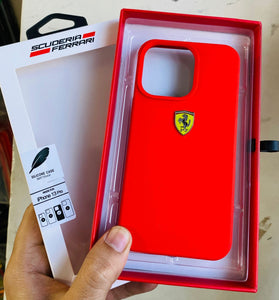 iPhone 15 Series Luxury Brand FR Sports Car Silicone Case Cover