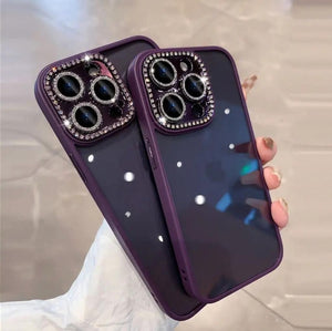 iPhone 13 Pro Max Deep Purple Diamond Camera Protection Case Cover Clearance Sale