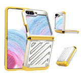 Samsung Galaxy Z Flip 5 Dual Carbon Layer Rugged Protection Case Cover Clearance Sale