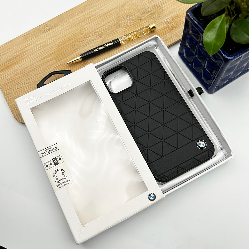 iPhone 14 Pro Max BMW Sports Car Logo Case Cover Black Clearance