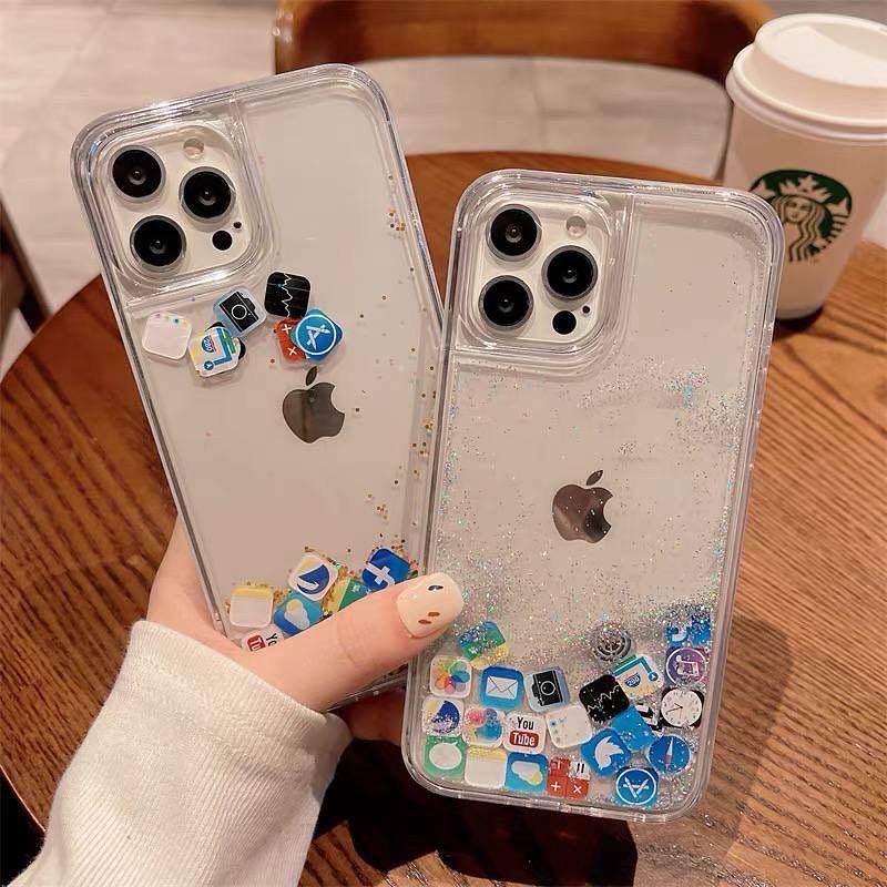 iPhone Floating App Quick Sand Case Cover Clearance