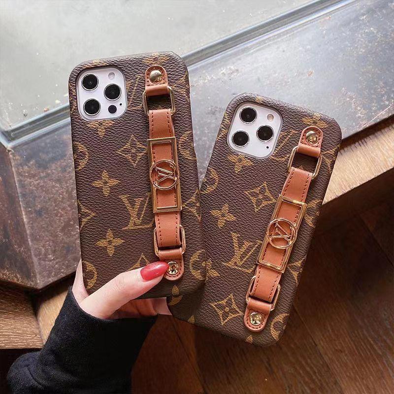 iPhone Luxury Brand Strap Belt Holder Case