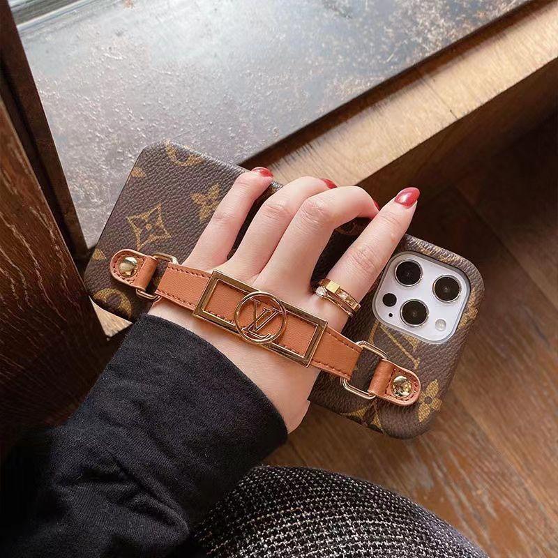 iPhone Luxury Brand Strap Belt Holder Case