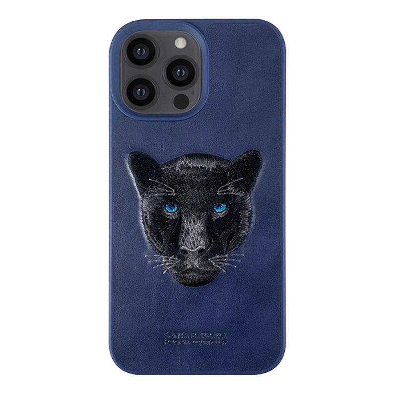 iPhone Luxury Santa Barbara Leather Savana Panther Case