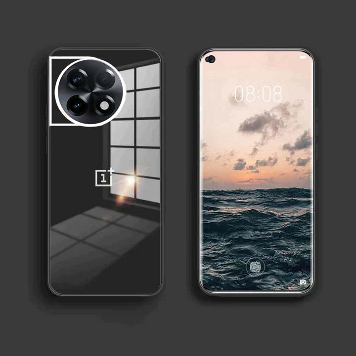OnePlus Frosted Glass Case With Camera Protection