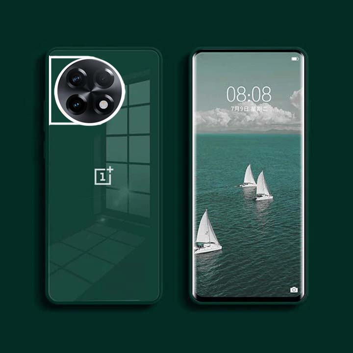 OnePlus Frosted Glass Case With Camera Protection