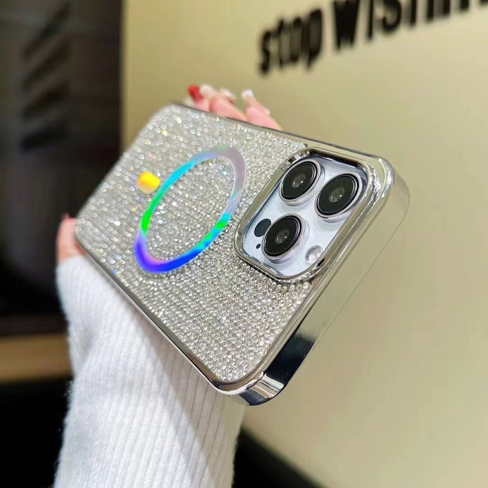 iPhone Rhinestone Diamond Bling Glitter Case With Magsafe