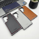 Samsung Galaxy S25 Ultra Minimalistic Design Chrome Case Inside Velvet