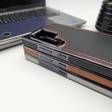 Samsung Galaxy S25 Ultra Minimalistic Design Chrome Case Inside Velvet