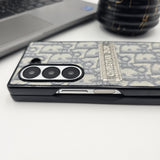 Samsung Galaxy Z Fold 6 CD Vertical Stitched Embroidery Case Cover