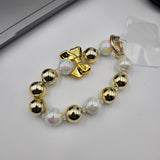 iPhone Premium Dollar Rotating Bracelet Wristband Pearl Case