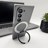 Magnetic Ring Stand Case with Front Screen Protector for Samsung Galaxy Z Fold 6 | Slim Grip & Full Body Coverage