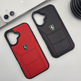 iPhone 16 Series FR Stitched PU Leather Case Cover