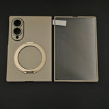 360° Metal Ring Stand MagSafe Protective Case with Front Screen Guard for Samsung Galaxy Z Fold 8